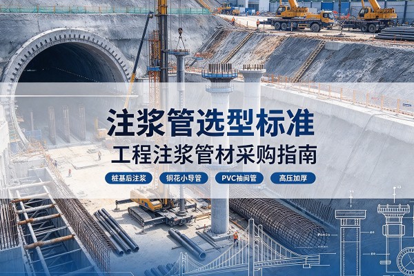 虹口区注浆管选型标准