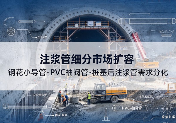虹口区注浆管细分市场扩容，隧道钢花小导管、PVC 袖阀管、桩基后注浆管需求分化